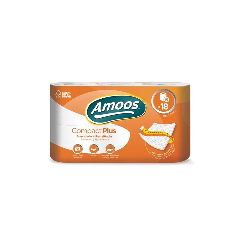 Papel Higiénico Amoos Compact Plus