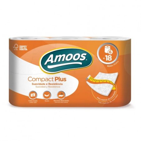 Papel Higiénico Amoos Compact Plus
